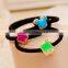 fashionable enamel apple shape ponytail holder