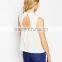 New Fashion Elegant White Lace Tops for Ladies