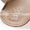 functional leather breathable PVC arch support half insert heel insole