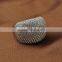 Pave Setting Ring All Size Available Ring Gemstone Titanium