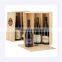 New design wholesale wooden wine glass storage box