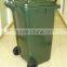 240L outdoor plastic quality trash bin with wheels