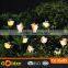 12 led Christmas Decorative Solar Bird Light with Flashing Lighting