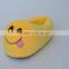 Manufacturers wholesale hot style QQ expression cute plush slippers
