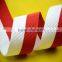2.95'' 75 mm wide tow strap pp webbing poplypropylene ribbon high tenacity tape white red Stripe Webbing Bag Straps