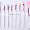 Wholesale 8 pcs Eyeshadow Brusher Makeup Brush Set With Circular Purple Case SV009586