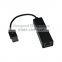 USB 2.0 to RJ45 female OTG cable Ethernet Lan Network Adapter for tablet PC Laptop