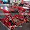 3000kgs lifting capacity double cylinder hydraulic mid-rise scissor lift VTS605A