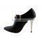 O94 Latest New Model Metal Chain Pointed Toe High Heel Women Dress Shoes