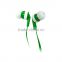 Colorful stereo earphone with mic led earphone and oem headphones direct buy china