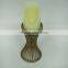 white real burning candle crater shape led flameless firelight candles