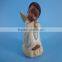 Cute Loyal Praying Angel Resin Figurine for Home Decorations