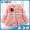 european style winter white fur coats kids
