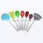 Good design stainless steel handle silicone turner