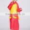 Disposable plastic waterproof kids pvc poncho raincoat