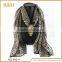 Latest product all kinds of polyester leopard printed scarf wholesale price