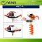 gas powered earth drilling machine