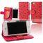 Fake Ostrich paint leather cell phone back cover case bag card holder for Iphone 5G 5S