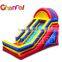 New design durable double lane inflatable colorful slides