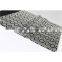 High quality embossed white dot polyester jacquard double knit fabric