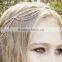 Hot Fashion Women Gold Tassel Crown Head Jewelry Punk Multilayers Head Chain