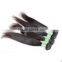 Indian Human Hair Weft for Black Extension Hair With Smooth Hair Weft