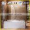 Pivot and hinge combine L shape shower bath screen EX-219