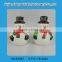 High Quality ceramic salt and pepper shaker for christmas snowman