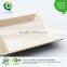 fashion design biodegrable and wholesale simple square plate