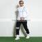 Custom fitness men long sleeve running t shirt gym tights clothes