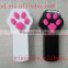 Winod- Free sample for Funny paw shape cat laser toys with blister card / opp bag packing
