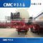 CIMC 55cbm Bulk Cement Tanker Trailer With Double Coin Tyre For Sale