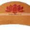 embroiderd yoga zabu cushion with Buck wheat filling high quality in crescent shape pattern