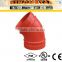 ASTM-A536 300 Psi Ductile Iron 45/90 Degree Grooved Elbow Fittings