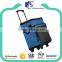 Polyester Folding Rolling Cooler With Two Wheels