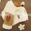100% cotton solid terry bath towel with band