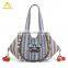 Winter Fashion Women's Indian Handmade Embroidery Handbag Striped Boho Bag