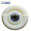 Hot sales 200mm white big nylon caster