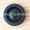 8x2 inch semi pneumatic rubber wheel with bar tread for mowers