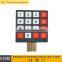 professional OEM design custom high quality 4x4 array 16 keys matrix embossed buttons metal dome membrane numeric switch keypad