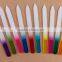 2015 fashionable translucence glass nail file for nail art
