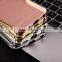 Luxury Mirror Electroplating Aluminium Metal phone Cases Thin Frame Protective Hard cover for Meizu Pro 6 Back Cover