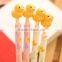 Students promotional gifts DIY creative stationery kids personalized gel pen lovely mini Rubber Duck cap ball point Novelty pen