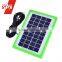 Environment friendly rechargeable solar power bank emergency light