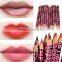 15CM 12 Colors Waterproof Lip Liner Pencil Womens Professional Long Lasting Lipliner Lips Makeup Tools