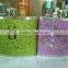 High quality leather wrapped hip flask with color print logo