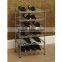 Customized Chrome plated metal wine rack