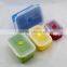 BPA free Children Safe Microwave, Dishwasher and Freezer Safe Collapsible folding Silicone Lunch Containers