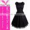 Plain Dyed Polka Dots Ladies Pencil Dress