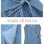 Women's Soft Slim Fit Sleeveless Blue Denim Beach Dress